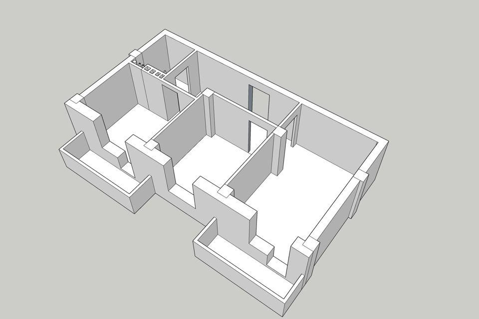Продаётся 2-комнатная квартира, 54.9 м²