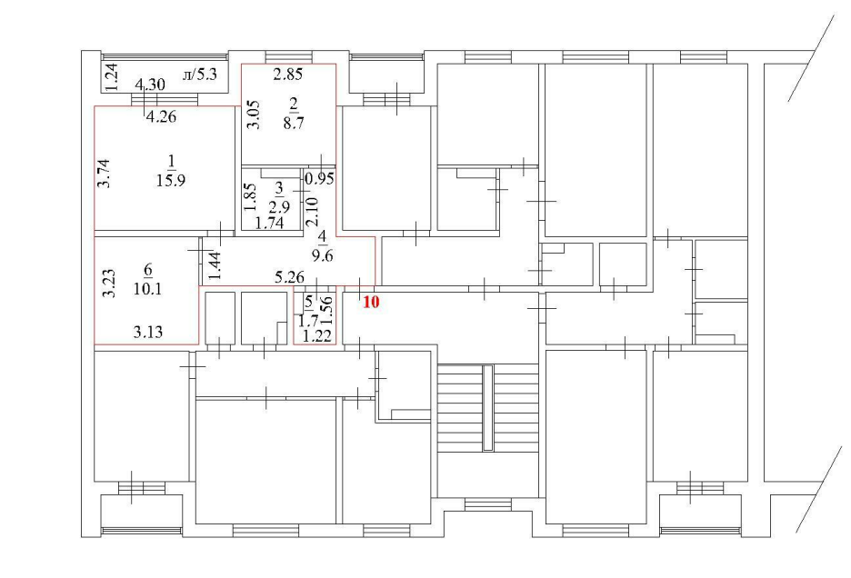 Продаётся 2-комнатная квартира, 48.9 м²