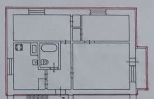 Продаётся 3-комнатная квартира, 51 м²