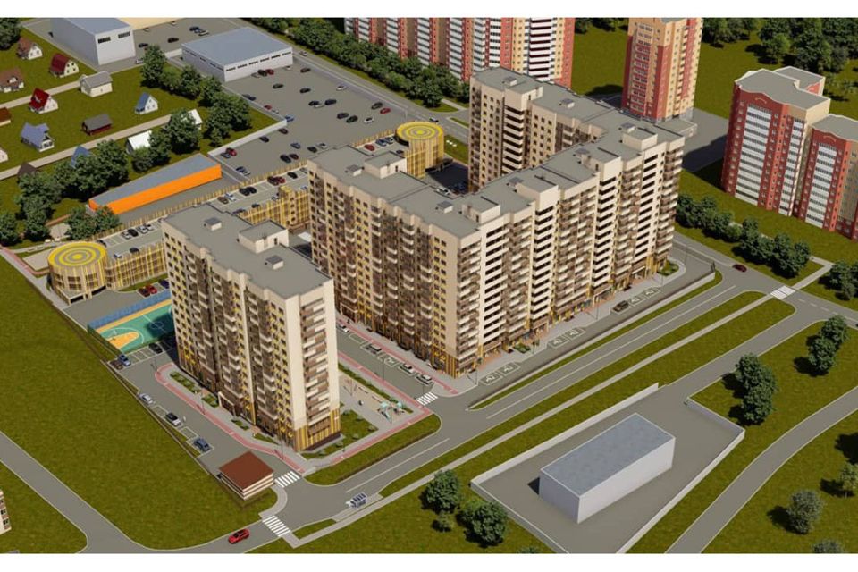 Продаётся 2-комнатная квартира, 57.4 м²