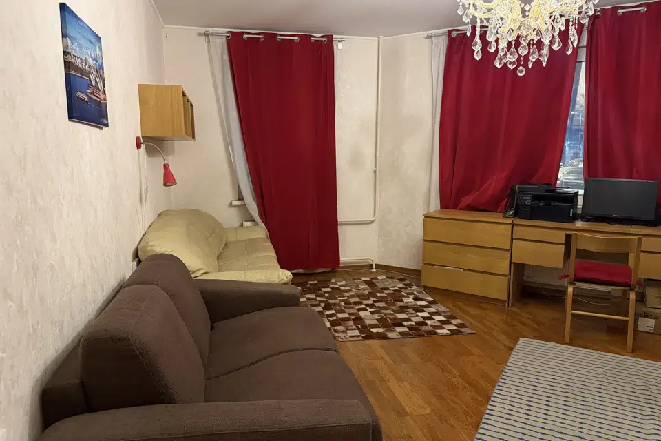 Продаётся 1-комнатная квартира, 41.5 м²