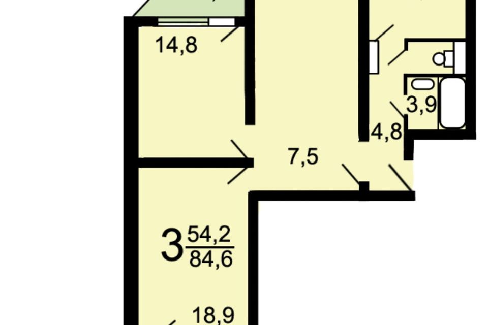 П44т планировки. П-44 планировка 3-х комнатная квартира. П44 трешка метраж. Планировка квартир п44т.