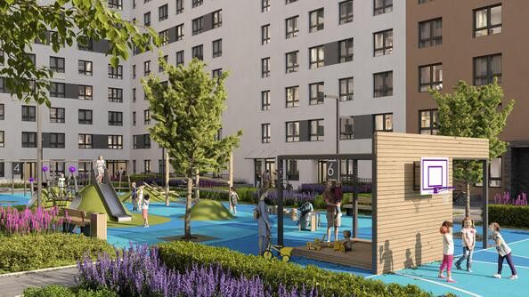 Продаётся 1-комнатная квартира, 46.7 м²