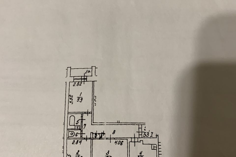 Продаётся 3-комнатная квартира, 62.6 м²