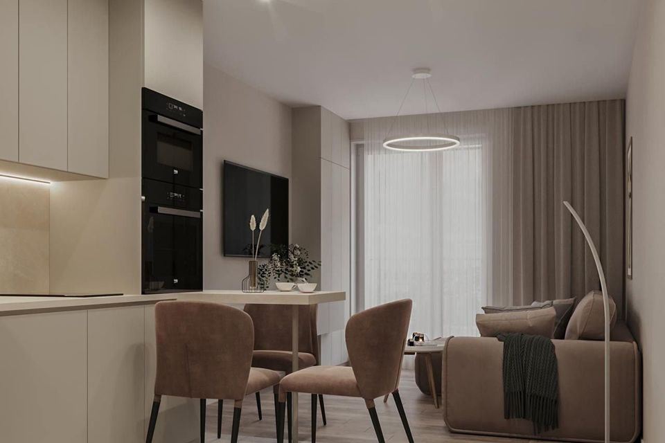 Продаётся 1-комнатная квартира, 42 м²