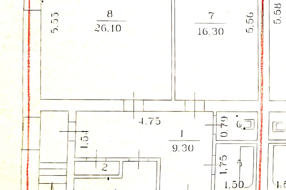 Продаётся 3-комнатная квартира, 77.3 м²