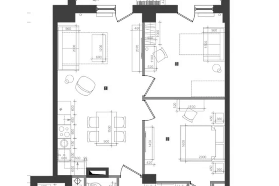 Продаётся комната в 3-комн. квартире, 35 м²