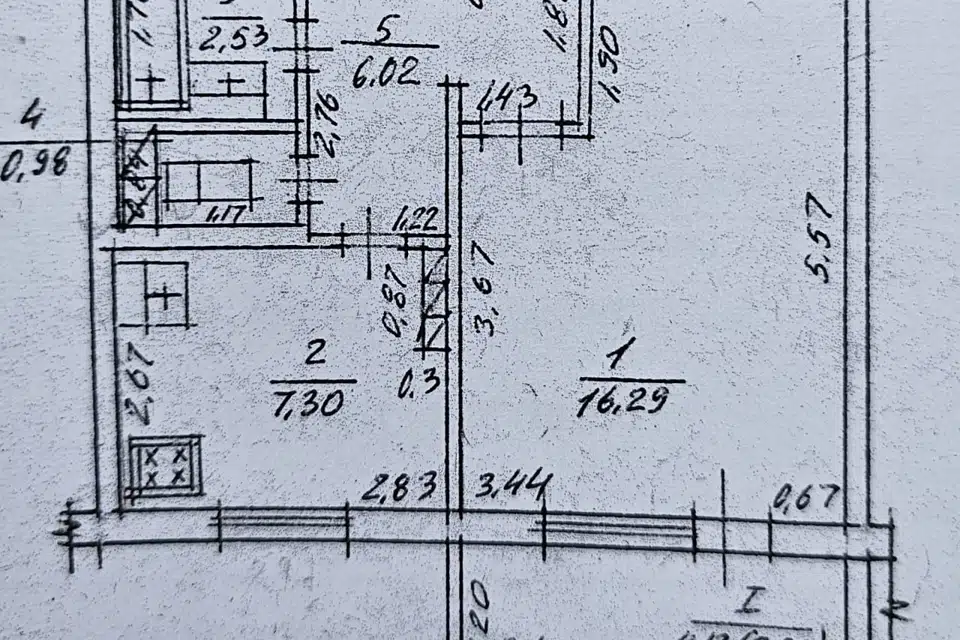Продаётся 1-комнатная квартира, 36 м²