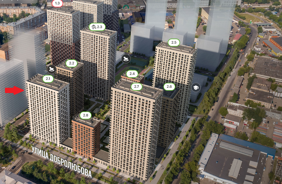 Продаётся 1-комнатная квартира, 34.5 м²