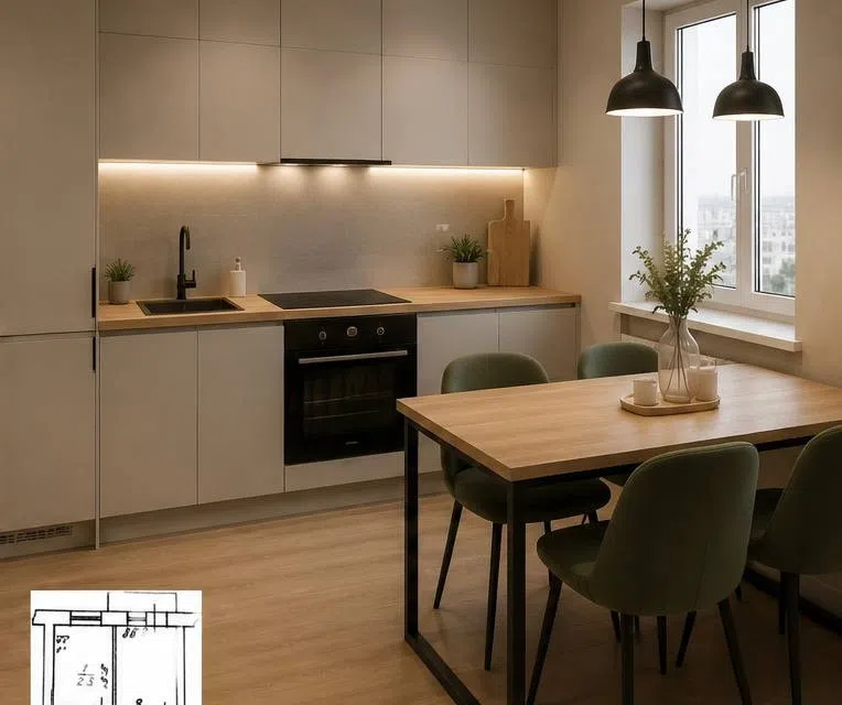 Продаётся 1-комнатная квартира, 29 м²
