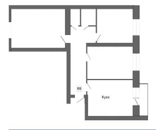 Продаётся 3-комнатная квартира, 99 м²