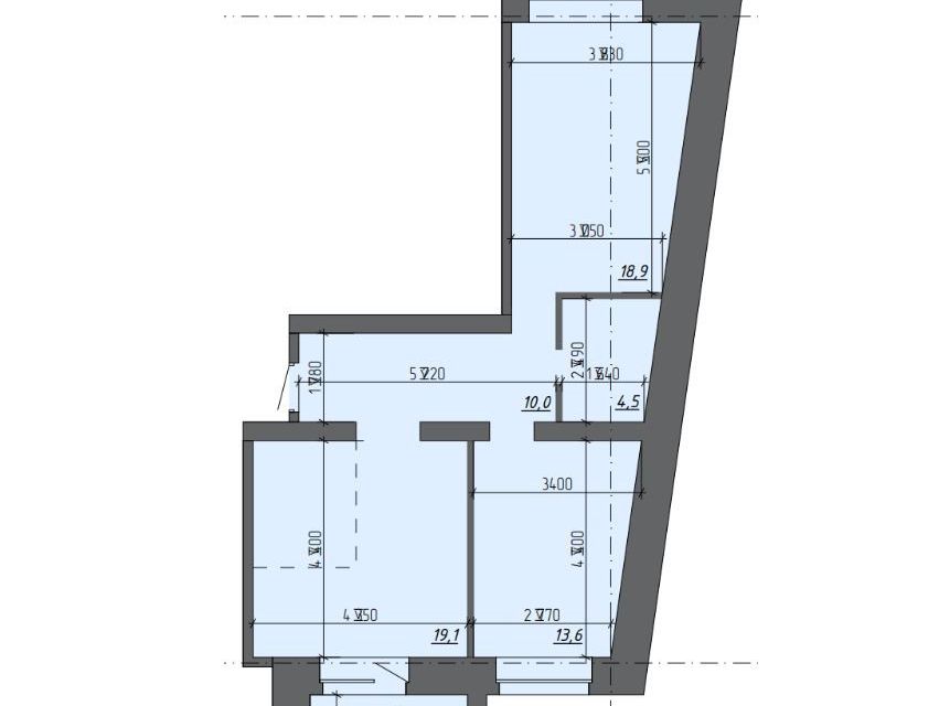 Продаётся 2-комнатная квартира, 66 м²