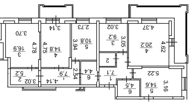 Продаётся 4-комнатная квартира, 135.98 м²