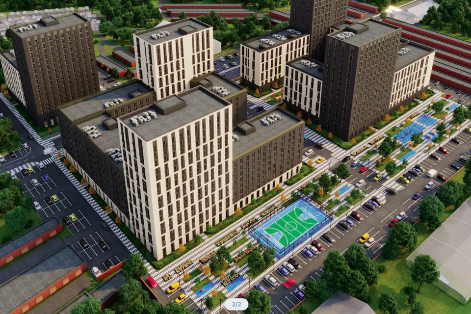 Продаётся 1-комнатная квартира, 46.3 м²