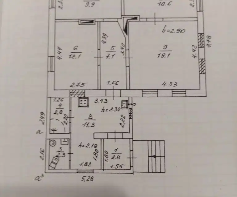 Продаётся 1-этажный дом, 78 м²