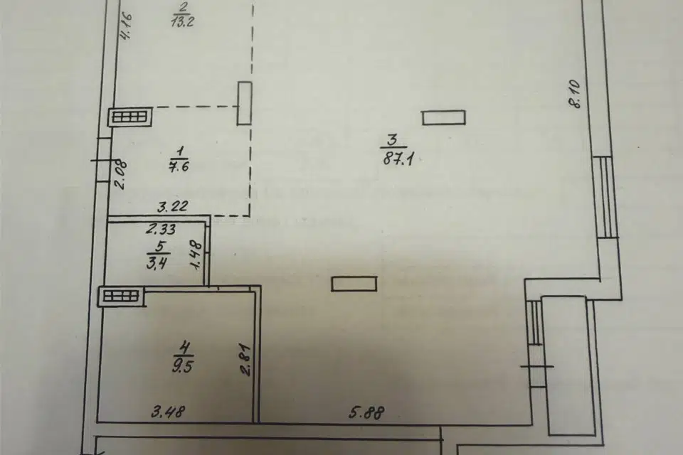 Продаётся 3-комнатная квартира, 128 м²