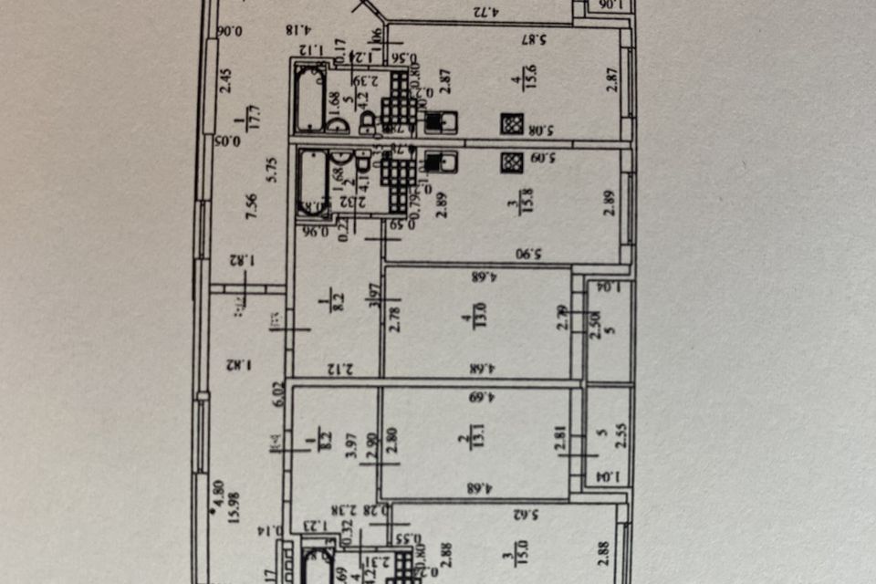 Продаётся 1-комнатная квартира, 59 м²