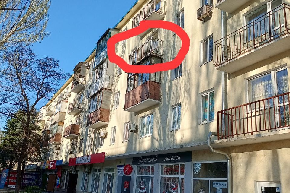 Продаётся 1-комнатная квартира, 32.6 м²