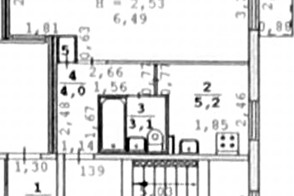 Продаётся 1-комнатная квартира, 32.7 м²