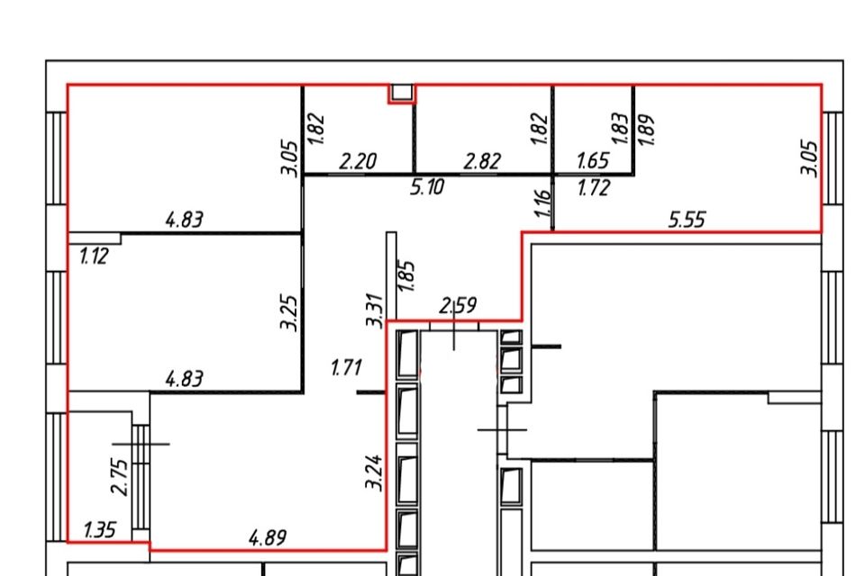 Продаётся 3-комнатная квартира, 88 м²