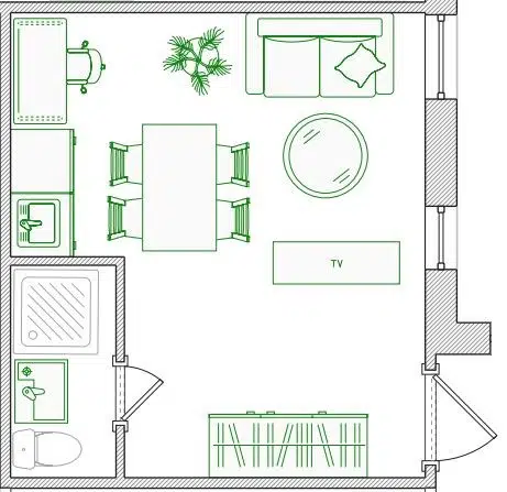 Продаётся студия, 11.8 м²