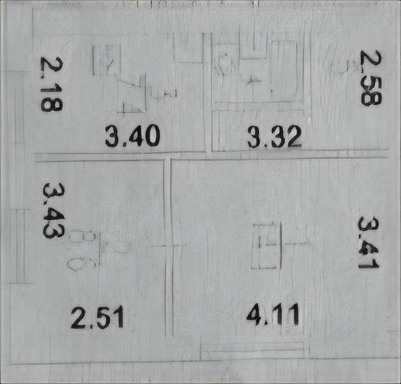 Продаётся 2-комнатная квартира, 37.5 м²