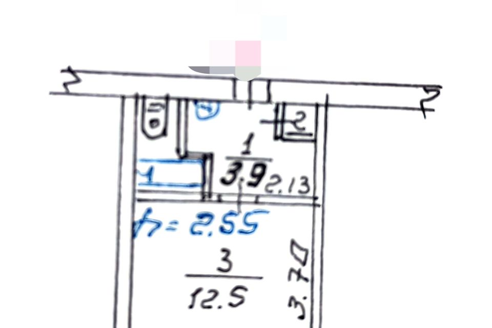 Продаётся 1-комнатная квартира, 18.3 м²