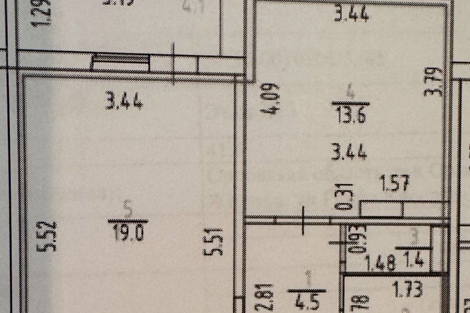 Продаётся 1-комнатная квартира, 43.2 м²