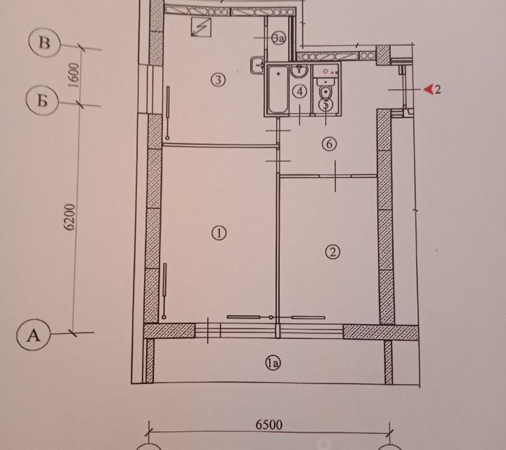 Продаётся 2-комнатная квартира, 52 м²