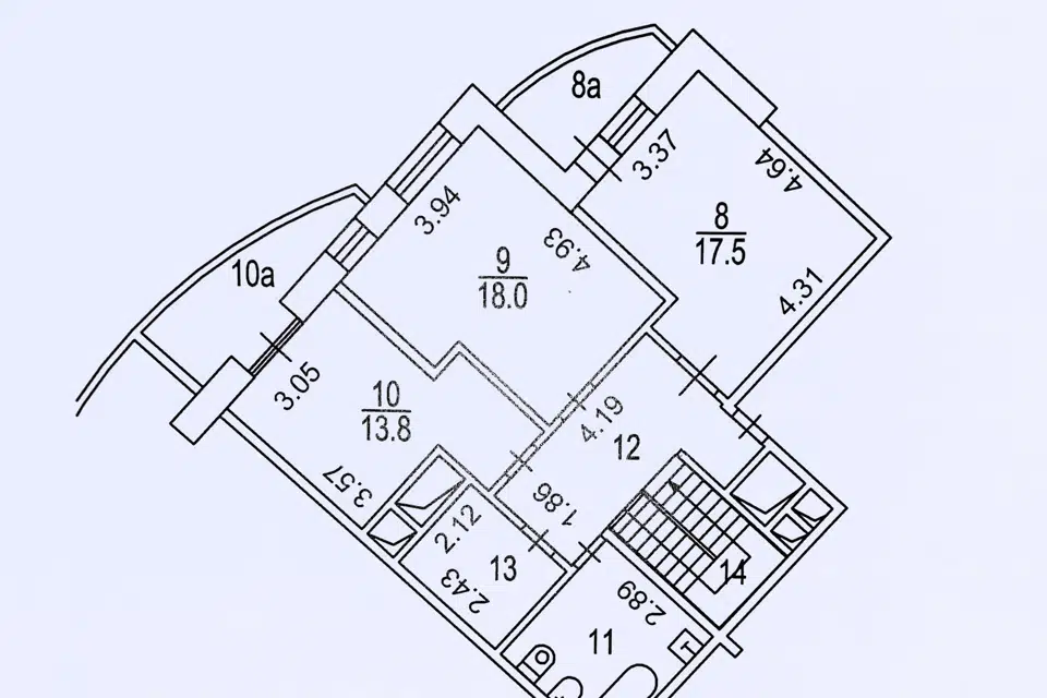Продаётся 4-комнатная квартира, 151.4 м²