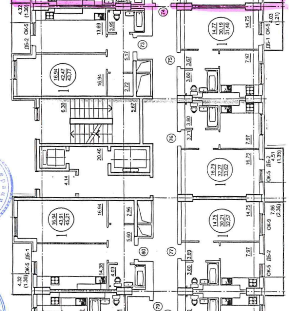 Продаётся 3-комнатная квартира, 91.67 м²
