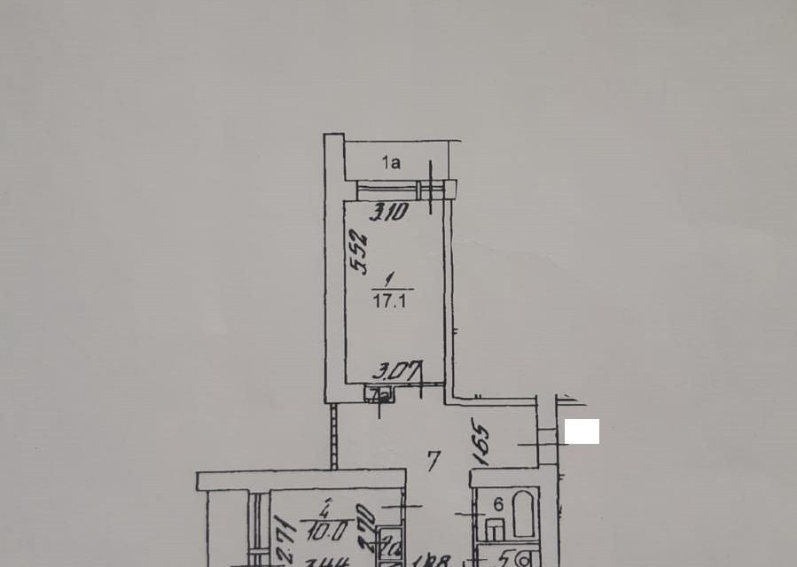 Продаётся 3-комнатная квартира, 73.1 м²