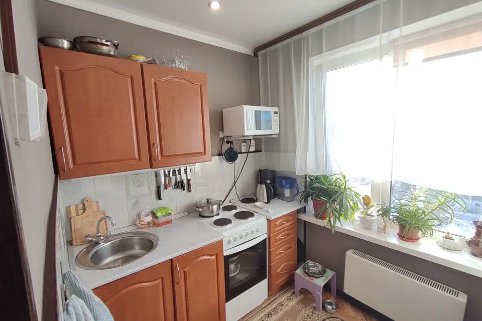 Продаётся 3-комнатная квартира, 58 м²