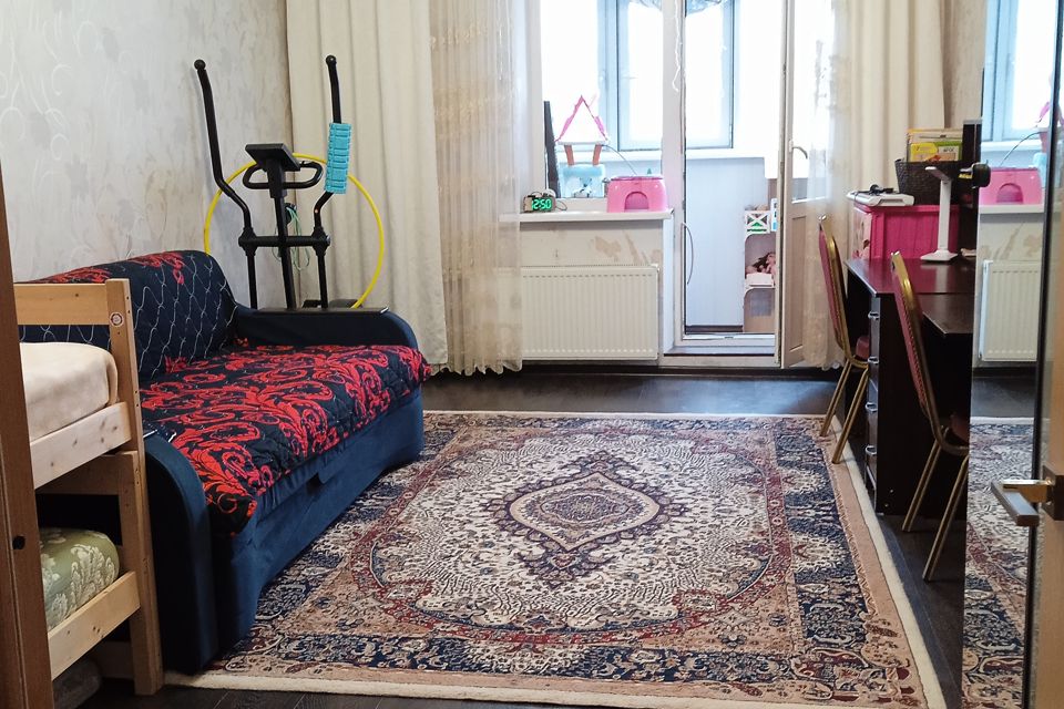 Продаётся 1-комнатная квартира, 44.7 м²