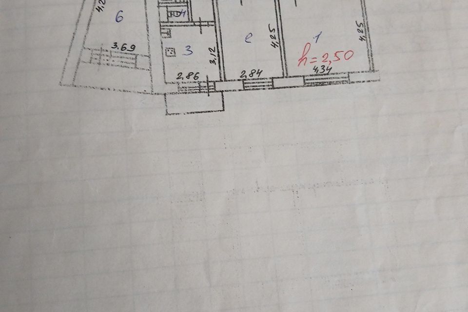 Продаётся 4-комнатная квартира, 83.1 м²