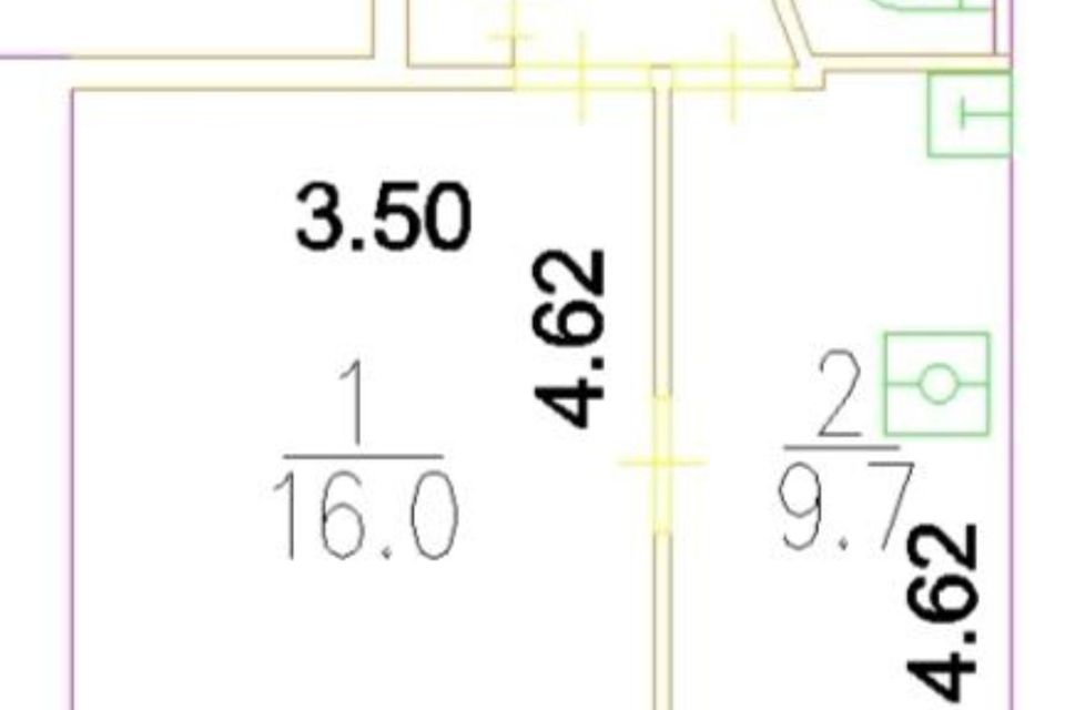 Продаётся 1-комнатная квартира, 33.7 м²