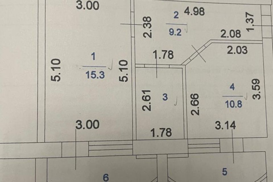 Продаётся 1-комнатная квартира, 39.9 м²
