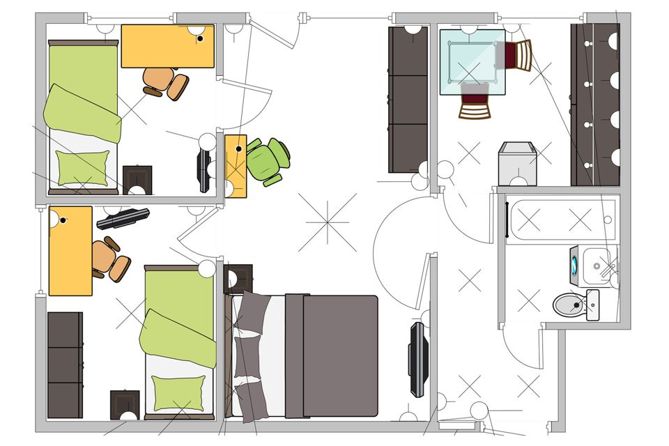 Продаётся 2-комнатная квартира, 42.5 м²