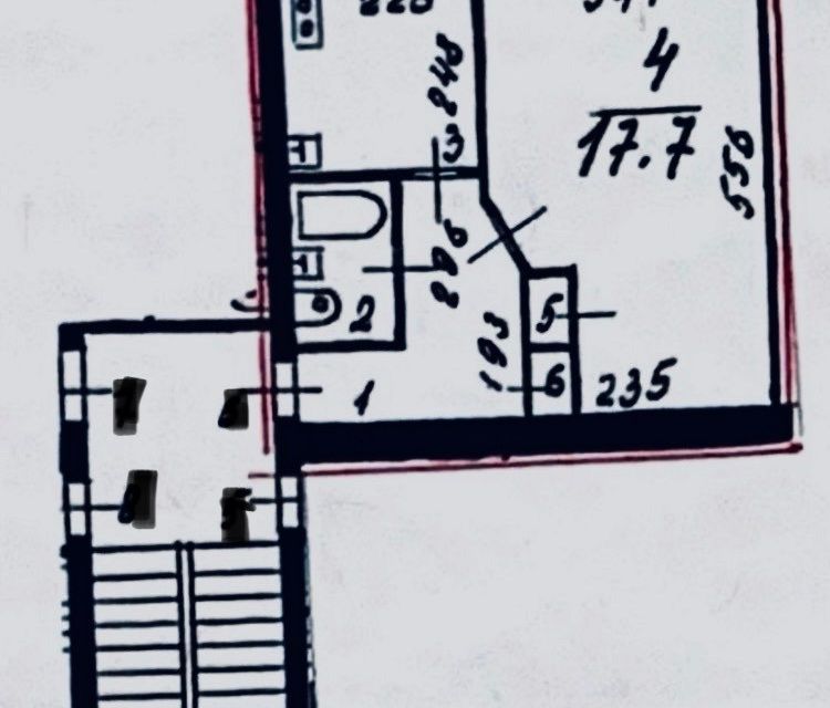 Продаётся 1-комнатная квартира, 31.8 м²