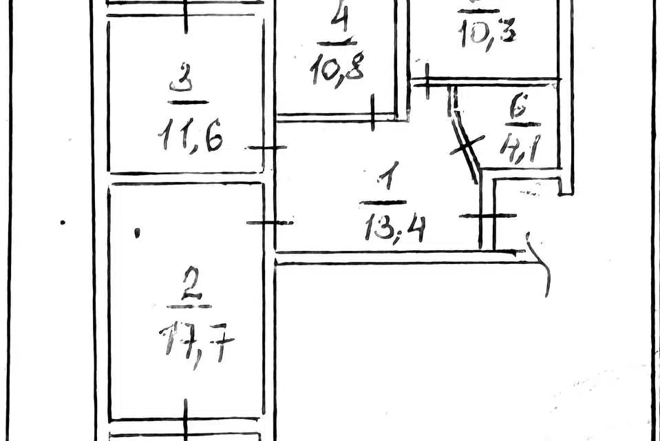 Продаётся 3-комнатная квартира, 73 м²