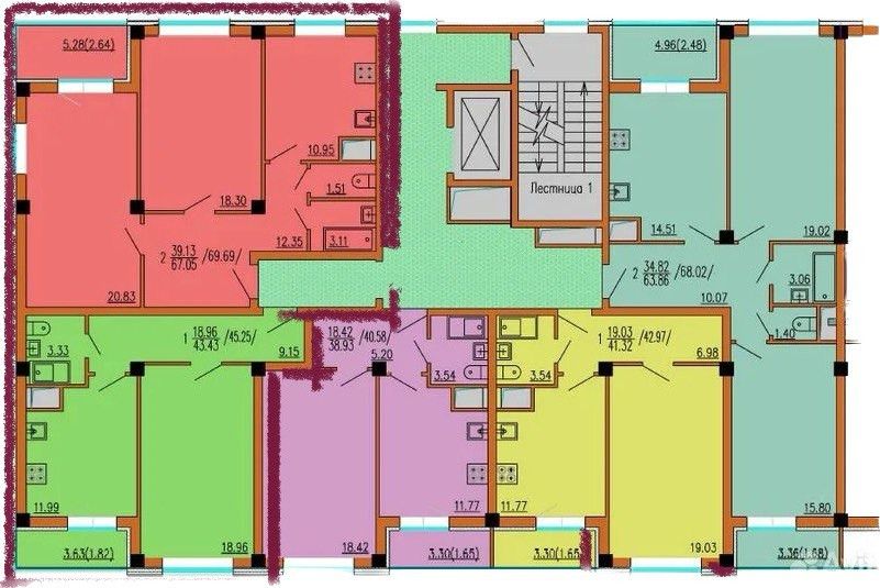 Продаётся 3-комнатная квартира, 111 м²