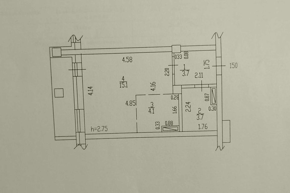 Продаётся студия, 26.6 м²