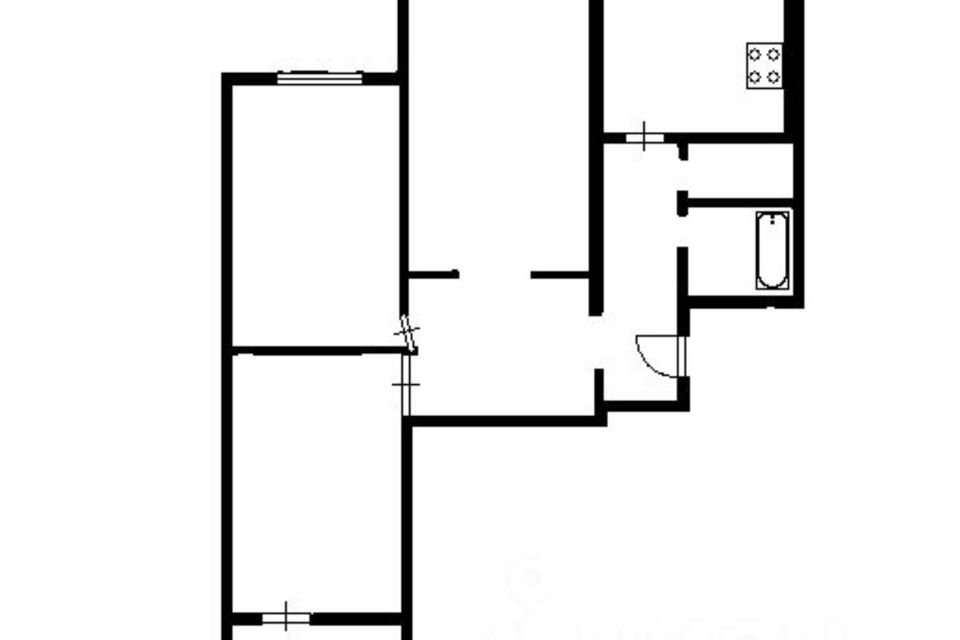 Продаётся 3-комнатная квартира, 79 м²