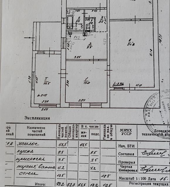 Продаётся 1-этажный дом, 93.2 м²