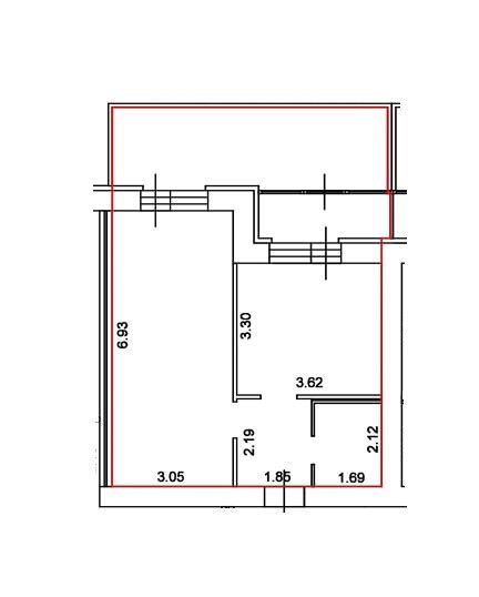Продаётся 1-комнатная квартира, 40.7 м²