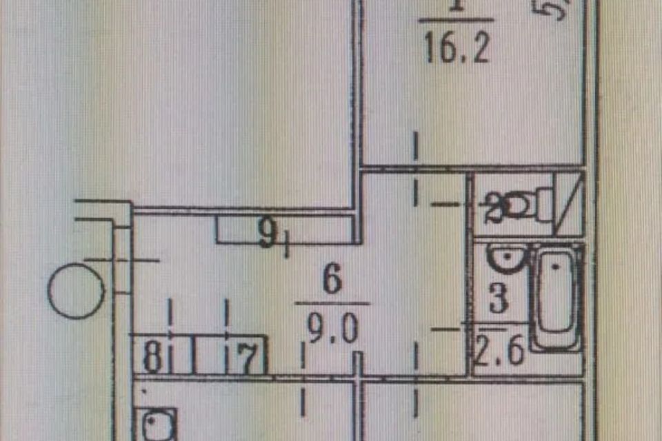 Продаётся 2-комнатная квартира, 51 м²