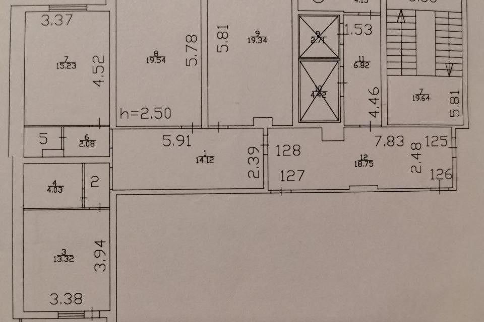 Продаётся 3-комнатная квартира, 91 м²