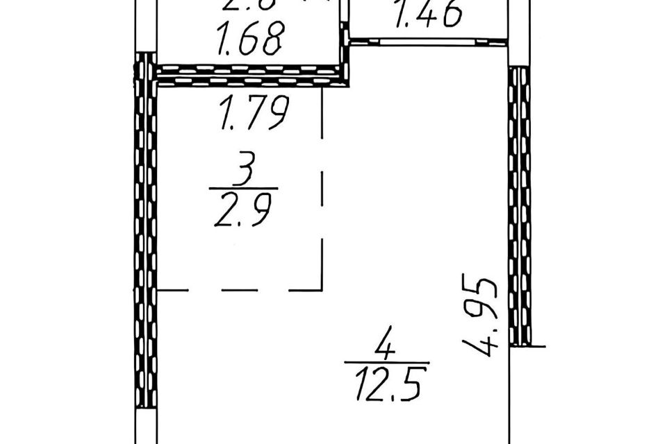 Продаётся студия, 20.3 м²