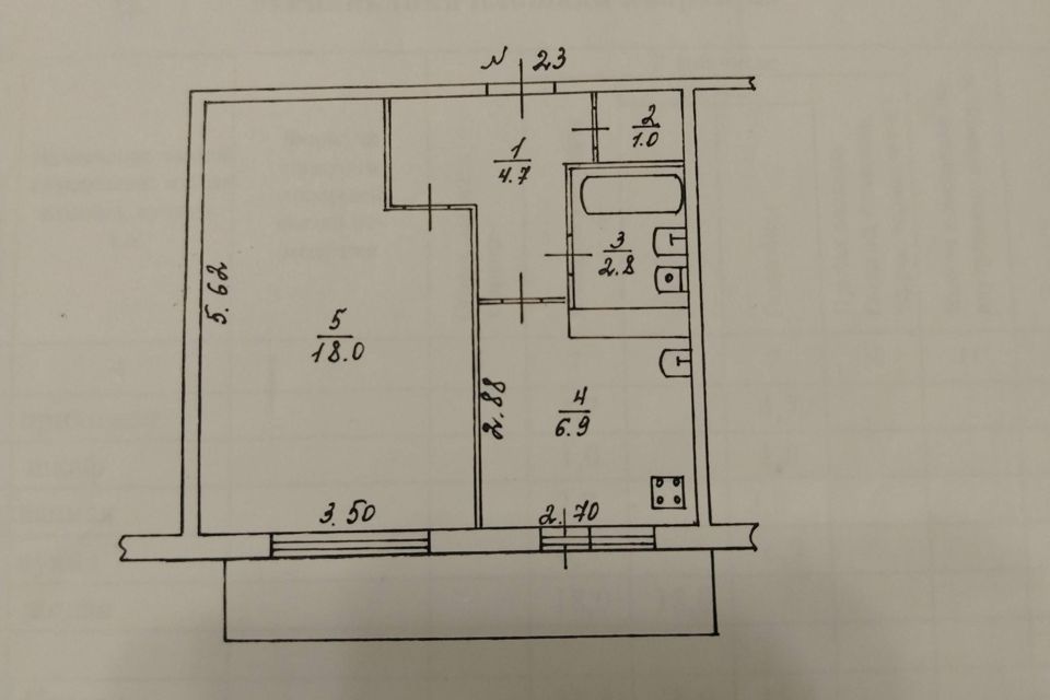 Продаётся 1-комнатная квартира, 33.4 м²