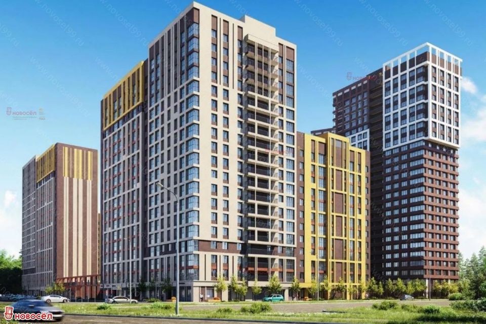 Продаётся 1-комнатная квартира, 53.28 м²